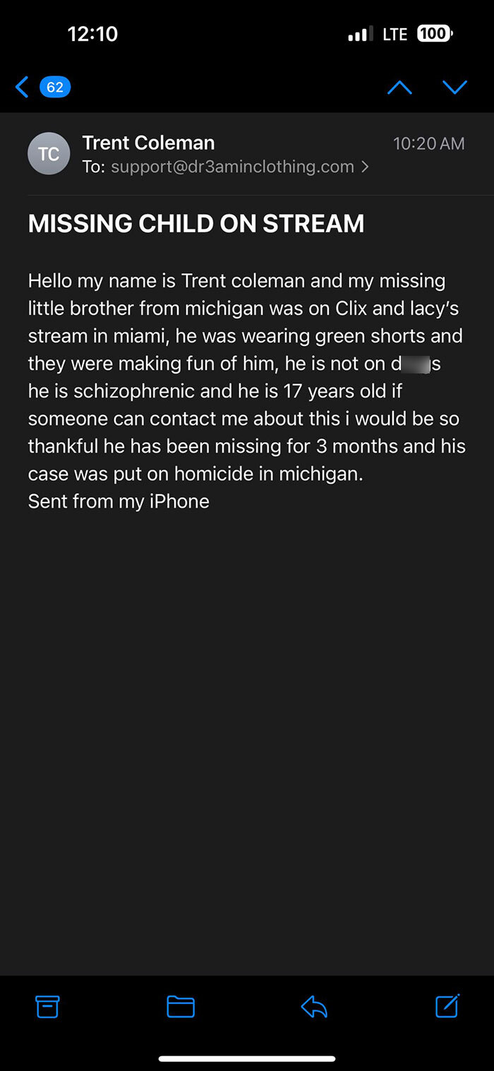 Man Contacts Twitch Streamer After Spotting His Missing Little Brother On Screen Man Contacts Twitch Streamer After Spotting His Missing Little Brother On Screen