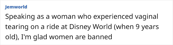 Why Some Water Parks Ban Women From High-Speed Slides Why Some Water Parks Ban Women From High-Speed Slides