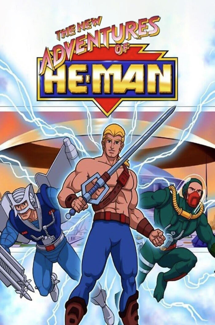 "The New Adventures of He-Man" poster with He-Man and two allies, often used in Skeletor memes for humorous nostalgia. "The New Adventures of He-Man" poster with He-Man and two allies, often used in Skeletor memes for humorous nostalgia.