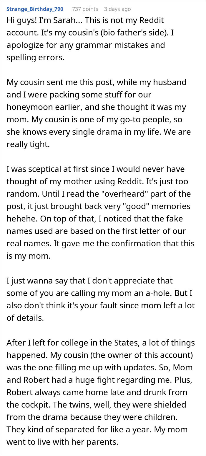 Woman Catches Stepfather Saying She’s Not His “Real” Child, Makes Him Regret It Years Later Woman Catches Stepfather Saying She’s Not His “Real” Child, Makes Him Regret It Years Later
