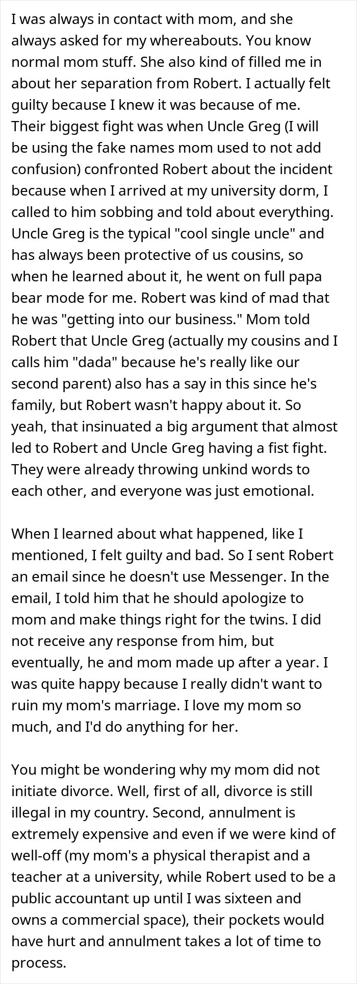 Woman Catches Stepfather Saying She’s Not His “Real” Child, Makes Him Regret It Years Later Woman Catches Stepfather Saying She’s Not His “Real” Child, Makes Him Regret It Years Later