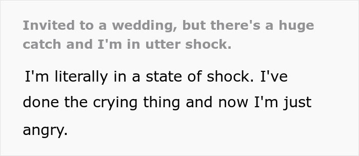 Wedding Guest Expected To Be A Free Babysitter, Uncovers The Real Reason They Wanted To Hide Her Wedding Guest Expected To Be A Free Babysitter, Uncovers The Real Reason They Wanted To Hide Her