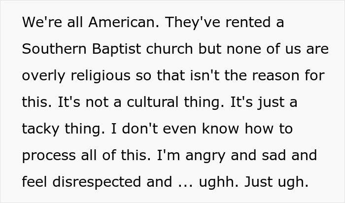 Wedding Guest Expected To Be A Free Babysitter, Uncovers The Real Reason They Wanted To Hide Her Wedding Guest Expected To Be A Free Babysitter, Uncovers The Real Reason They Wanted To Hide Her