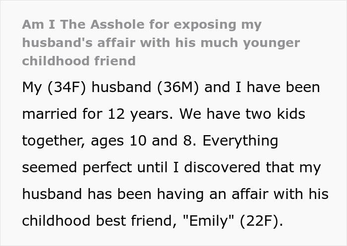 Woman Makes Her Husband's Affair Public, And His Relatives Are Not Happy With Her Woman Makes Her Husband's Affair Public, And His Relatives Are Not Happy With Her