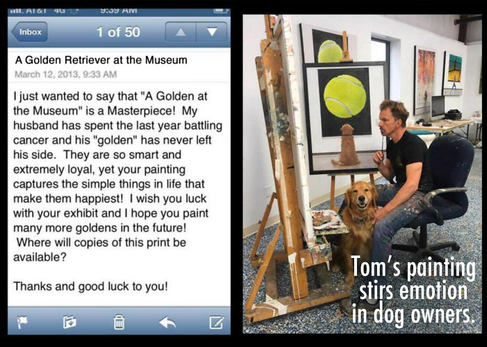 A Painting Of My Golden Retriever That Went Viral And Changed My Life Forever A Painting Of My Golden Retriever That Went Viral And Changed My Life Forever