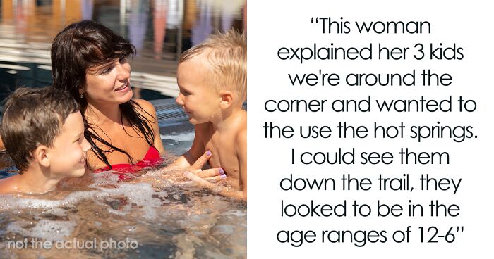 “Nude Hot Spring Guy” Is Shocked After Woman Tells Him To Wear Clothes Because She Brought Her Kids