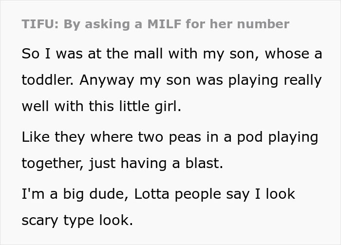 “Today I Messed Up”: Dad Regrets Approaching A Hot Mom To Set Up A Playdate “Today I Messed Up”: Dad Regrets Approaching A Hot Mom To Set Up A Playdate