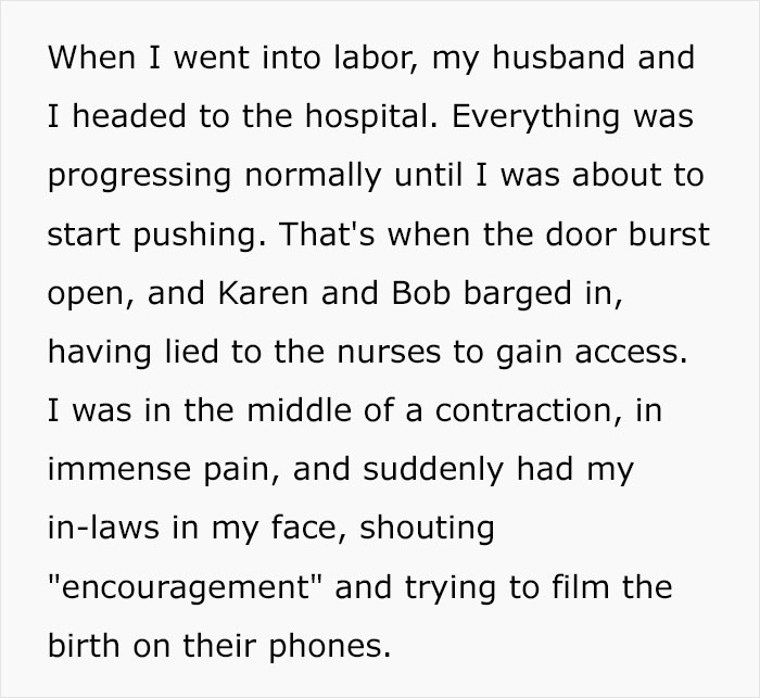 "AITA For Refusing To Let My In-Laws See My Daughter After What They Did During Her Birth?": Mom Shares Story "AITA For Refusing To Let My In-Laws See My Daughter After What They Did During Her Birth?": Mom Shares Story