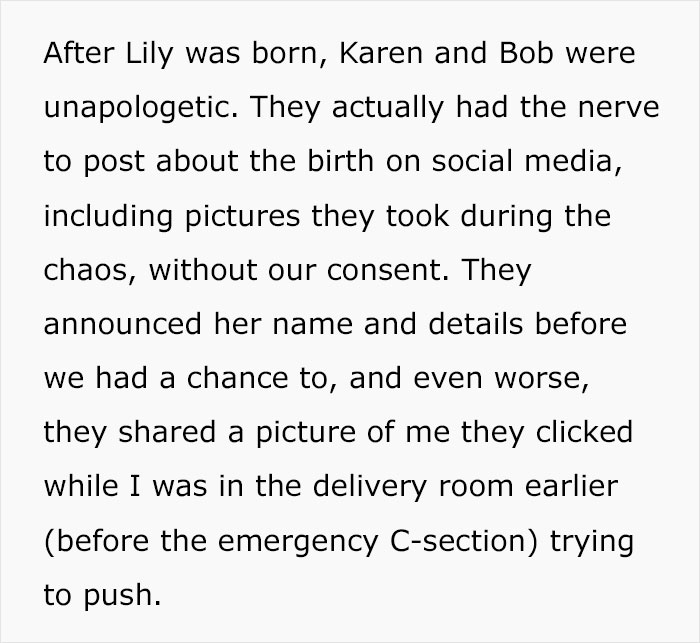 "AITA For Refusing To Let My In-Laws See My Daughter After What They Did During Her Birth?": Mom Shares Story "AITA For Refusing To Let My In-Laws See My Daughter After What They Did During Her Birth?": Mom Shares Story