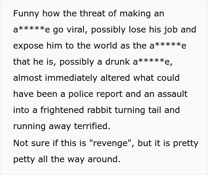 Aggressive Jerk Driver Turns Into A “Frightened Rabbit” After Their Threat To Beat Up A Woman Backfires Aggressive Jerk Driver Turns Into A “Frightened Rabbit” After Their Threat To Beat Up A Woman Backfires