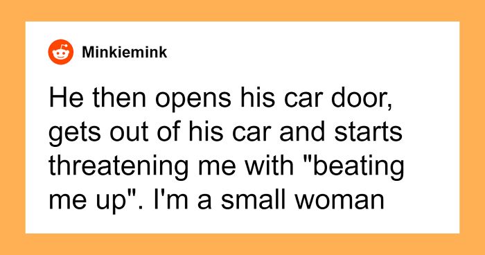 Aggressive Jerk Driver Turns Into A “Frightened Rabbit” After Their Threat To Beat Up A Woman Backfires