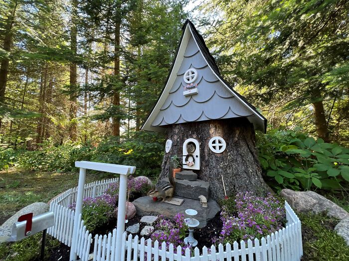 I Turned Tree Stumps Into A Chipmunk Village During The Pandemic I Turned Tree Stumps Into A Chipmunk Village During The Pandemic