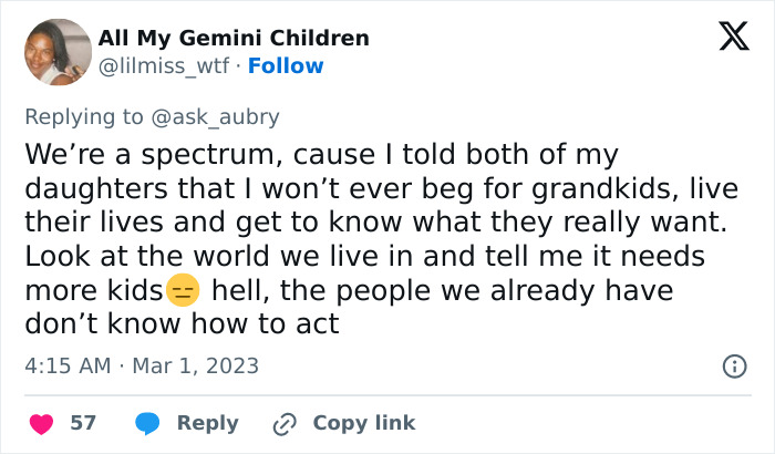 People Are Horrified After Woman Shares Her Daughter Is Childfree So She Had 2 Kids On Her Behalf People Are Horrified After Woman Shares Her Daughter Is Childfree So She Had 2 Kids On Her Behalf