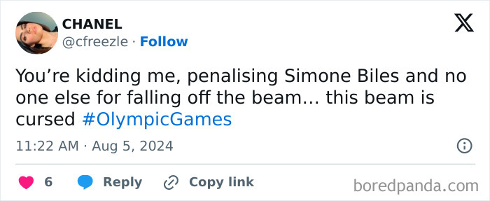 Simone Biles Slips Off Balance Beam And Misses Medal As Fans Blame Shushing Crowd Simone Biles Slips Off Balance Beam And Misses Medal As Fans Blame Shushing Crowd