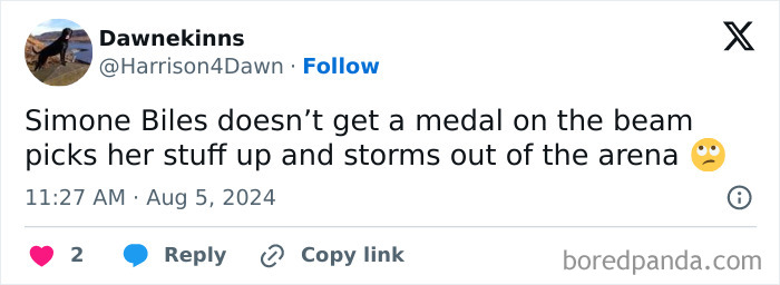 Simone Biles Slips Off Balance Beam And Misses Medal As Fans Blame Shushing Crowd Simone Biles Slips Off Balance Beam And Misses Medal As Fans Blame Shushing Crowd