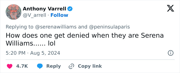 Paris Restaurant Defends Decision To Turn Away Serena Williams And Her Kids Despite Backlash Paris Restaurant Defends Decision To Turn Away Serena Williams And Her Kids Despite Backlash