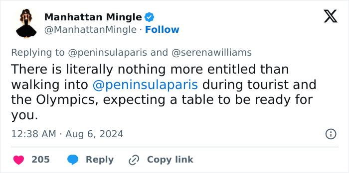 Paris Restaurant Defends Decision To Turn Away Serena Williams And Her Kids Despite Backlash Paris Restaurant Defends Decision To Turn Away Serena Williams And Her Kids Despite Backlash