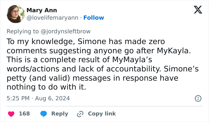 “Please Put A Stop To This”: MyKayla Skinner Pleads With Simone Biles To End “Cyberbullying” “Please Put A Stop To This”: MyKayla Skinner Pleads With Simone Biles To End “Cyberbullying”