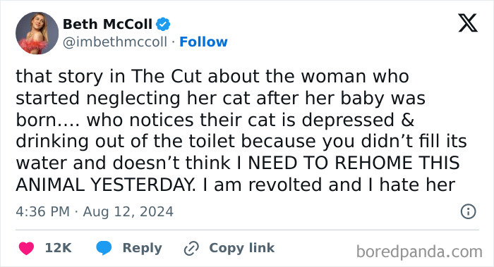 “Psychopath” Mom Exposes Her Own Neglect Towards Her Cat In A Viral Op-Ed, Sparks Outrage “Psychopath” Mom Exposes Her Own Neglect Towards Her Cat In A Viral Op-Ed, Sparks Outrage