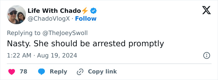 Joey Swoll Gets Woman Thrown Out Of Country For “Disgusting” Act In The Grocery Store Joey Swoll Gets Woman Thrown Out Of Country For “Disgusting” Act In The Grocery Store