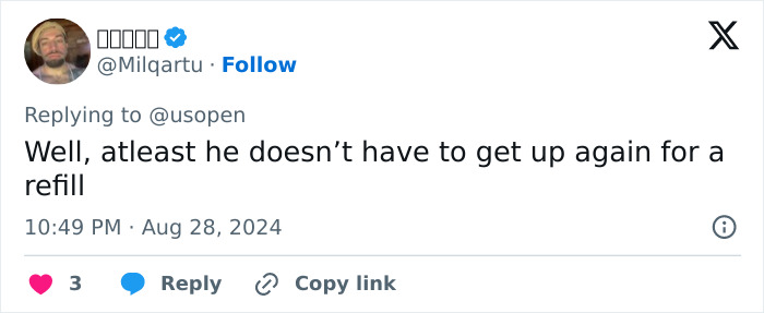 “Next Level Friend-Zoning”: US Open Captures Moment Date Appears To Go Wrong “Next Level Friend-Zoning”: US Open Captures Moment Date Appears To Go Wrong