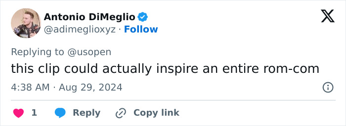 “Next Level Friend-Zoning”: US Open Captures Moment Date Appears To Go Wrong “Next Level Friend-Zoning”: US Open Captures Moment Date Appears To Go Wrong