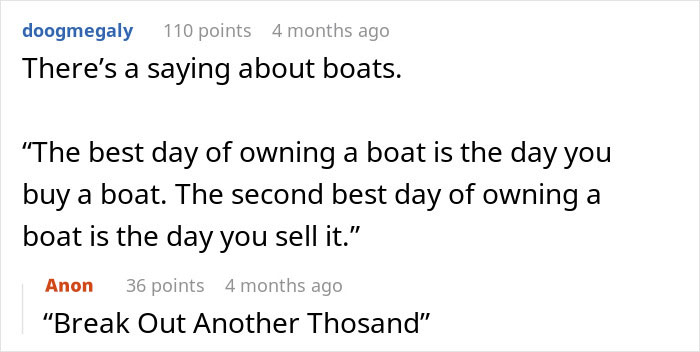 “He Wants A Boat”: Woman Reaches The End Of Her Patience, Walks Away From 10-Year Relationship “He Wants A Boat”: Woman Reaches The End Of Her Patience, Walks Away From 10-Year Relationship