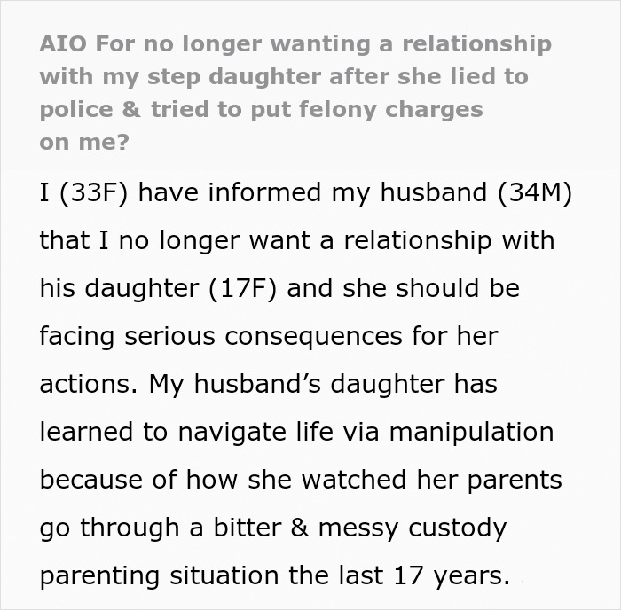 Woman Can’t Take Stepdaughter’s Behavior Anymore, Kicks Her Out And Separates From Husband Woman Can’t Take Stepdaughter’s Behavior Anymore, Kicks Her Out And Separates From Husband