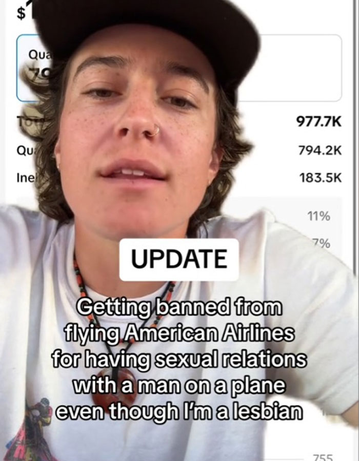 Viral TikTok Exposes American Airlines For Mistakenly Banning Lesbian Passenger Viral TikTok Exposes American Airlines For Mistakenly Banning Lesbian Passenger
