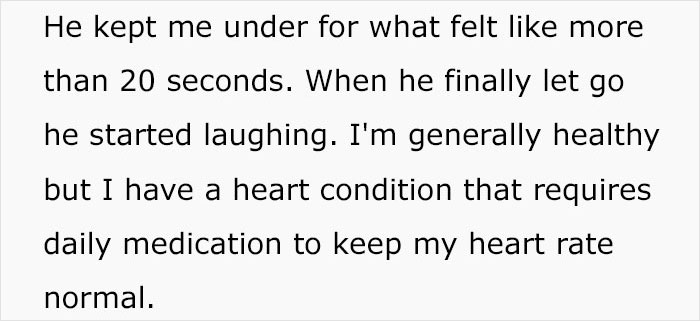 BF Holds His Partner Underwater, Is Surprised She Is Shaken And Upset BF Holds His Partner Underwater, Is Surprised She Is Shaken And Upset