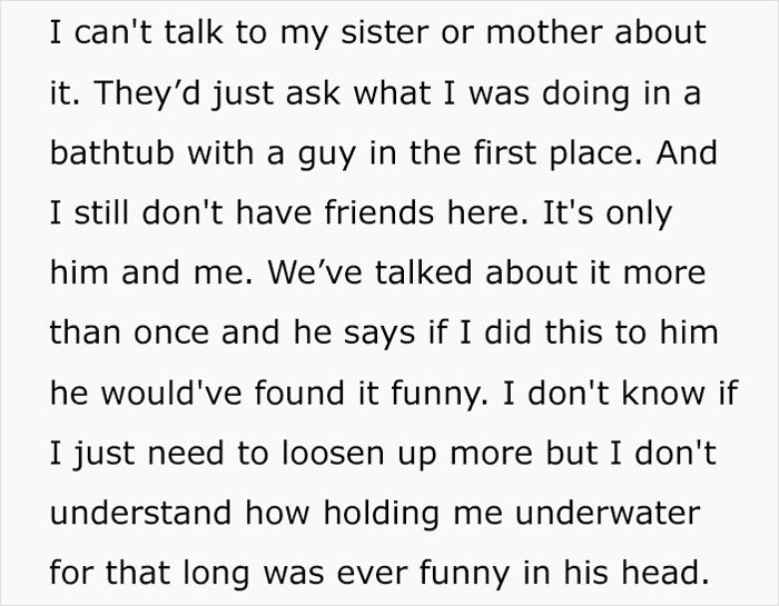 BF Holds His Partner Underwater, Is Surprised She Is Shaken And Upset BF Holds His Partner Underwater, Is Surprised She Is Shaken And Upset