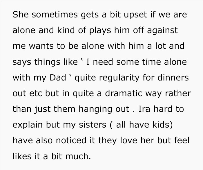 Woman Asks For Advice Online As She’s Disturbed By Her Stepdaughter’s Closeness With Her Dad Woman Asks For Advice Online As She’s Disturbed By Her Stepdaughter’s Closeness With Her Dad