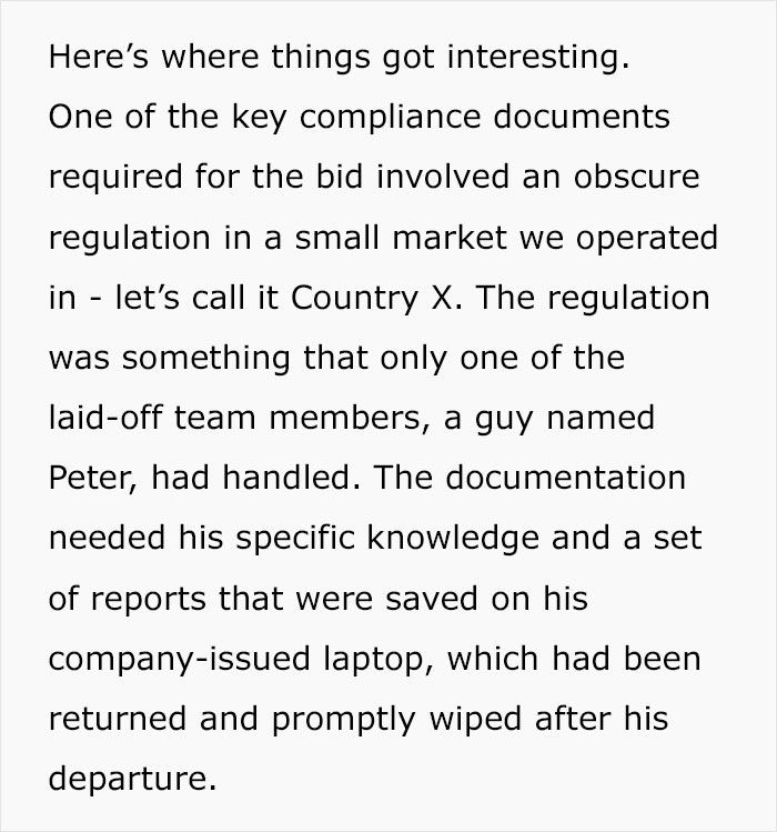 Worker Maliciously Complies With CFO’s Lay-Offs Until She Realizes She Made A Huge Mistake Worker Maliciously Complies With CFO’s Lay-Offs Until She Realizes She Made A Huge Mistake