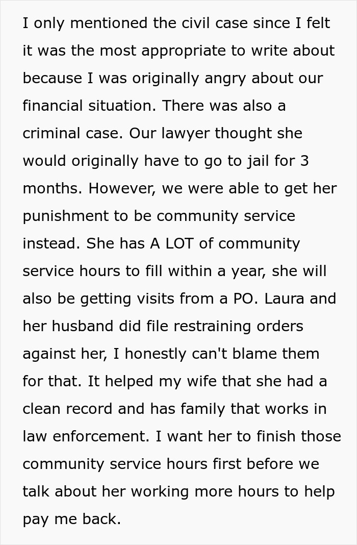 Woman’s “Stupid Lawsuit” Empties Couple’s Savings, Husband Can’t Move Past It Woman’s “Stupid Lawsuit” Empties Couple’s Savings, Husband Can’t Move Past It