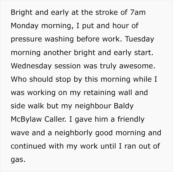 Homeowner Maliciously Complies With City Bylaws After Being Harassed By A Neighbor Homeowner Maliciously Complies With City Bylaws After Being Harassed By A Neighbor