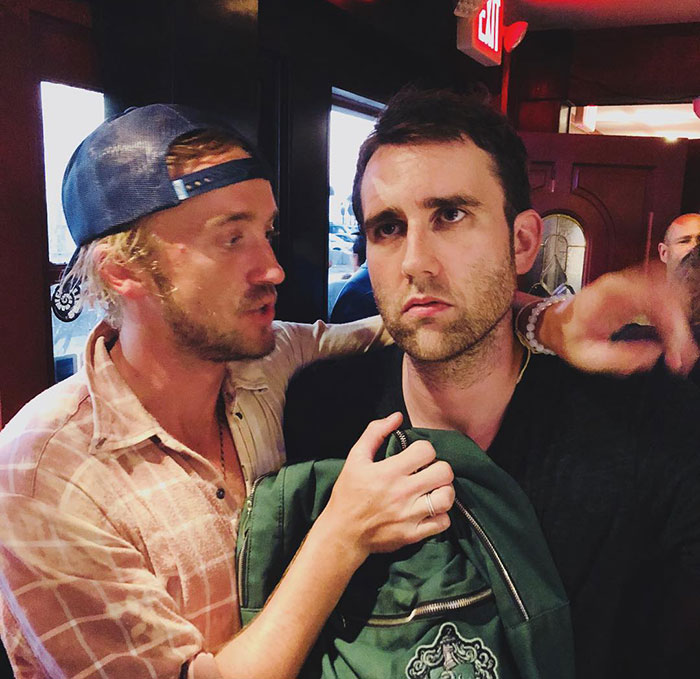Harry Potter Fans Nerd Out After Tom Felton Posts Photo Of Reunion At David Holmes' Cricket Cup Harry Potter Fans Nerd Out After Tom Felton Posts Photo Of Reunion At David Holmes' Cricket Cup