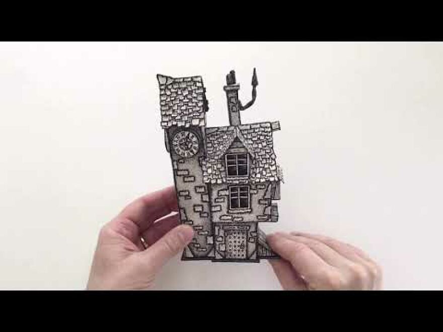 A Human Made This Papercraft Model!