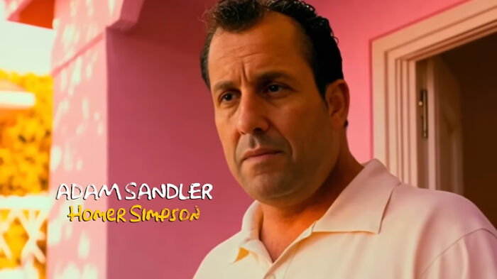 Adam Sandler Plays Homer Simpson In Star-Studded Concept Trailer Adam Sandler Plays Homer Simpson In Star-Studded Concept Trailer