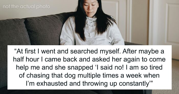 Guy Screams At Pregnant Fiancée For Refusing To Help Him Find Dog That Escapes Once A Week