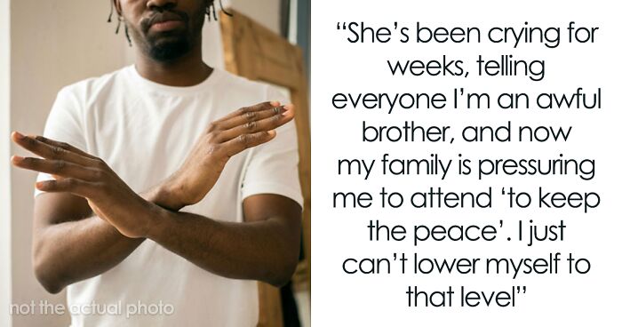 Man Refuses To Attend Sister’s Wedding To A Digital Character, She Throws Fit, Calls Him A Monster