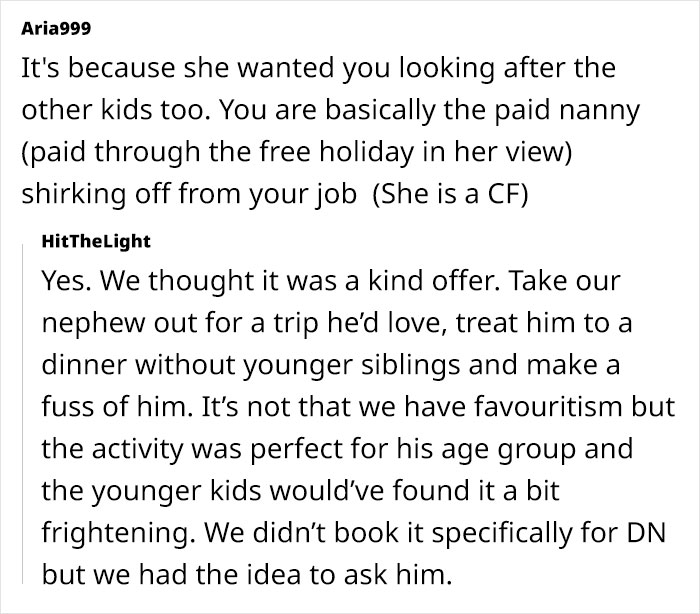 Relatives Discover That Sister's ‘Free Vacation’ Is In Fact A Babysitting Trap, Family Drama Erupts Relatives Discover That Sister's ‘Free Vacation’ Is In Fact A Babysitting Trap, Family Drama Erupts