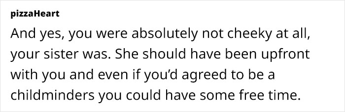 Relatives Discover That Sister's ‘Free Vacation’ Is In Fact A Babysitting Trap, Family Drama Erupts Relatives Discover That Sister's ‘Free Vacation’ Is In Fact A Babysitting Trap, Family Drama Erupts