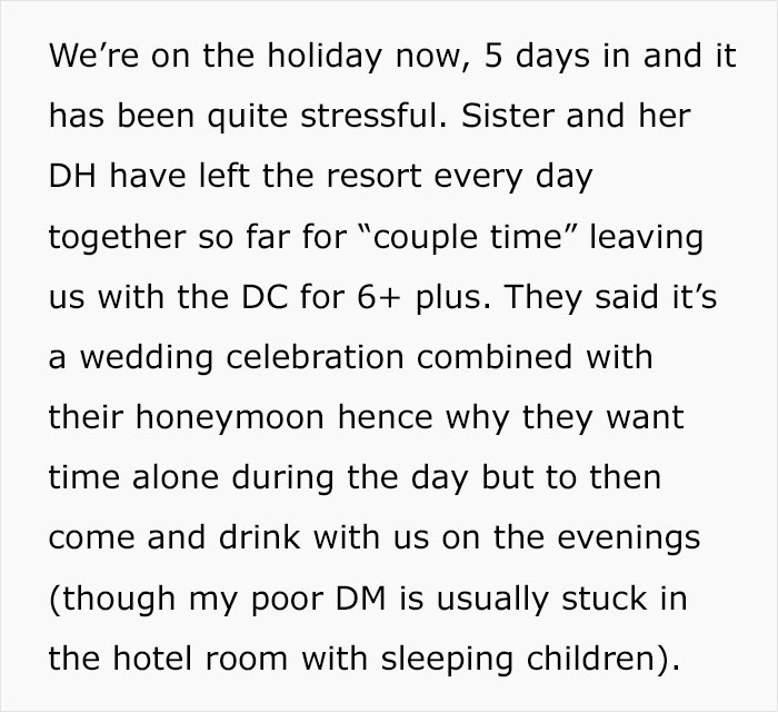 Relatives Discover That Sister's ‘Free Vacation’ Is In Fact A Babysitting Trap, Family Drama Erupts Relatives Discover That Sister's ‘Free Vacation’ Is In Fact A Babysitting Trap, Family Drama Erupts