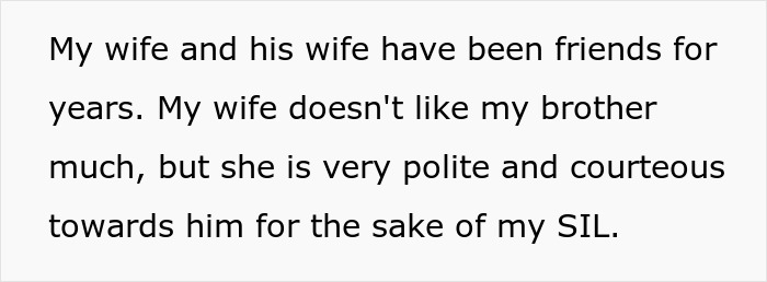 “Inconsiderate, Insecure, Pompous”: Brother's Thoughtless Gift Leads To Showdown At Dinner “Inconsiderate, Insecure, Pompous”: Brother's Thoughtless Gift Leads To Showdown At Dinner
