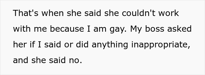 Woman’s Scheme To Get Manager Fired After Discovering He’s Gay Backfires Spectacularly Woman’s Scheme To Get Manager Fired After Discovering He’s Gay Backfires Spectacularly