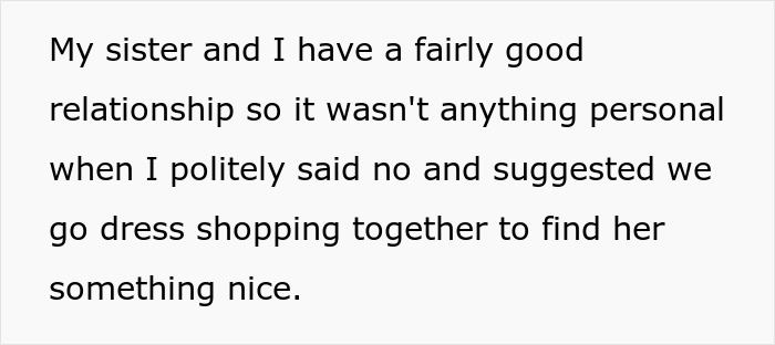 "Hide Your Dress, Please": Folks Shocked By Woman Demanding Sis Let Her Borrow Custom Wedding Dress "Hide Your Dress, Please": Folks Shocked By Woman Demanding Sis Let Her Borrow Custom Wedding Dress