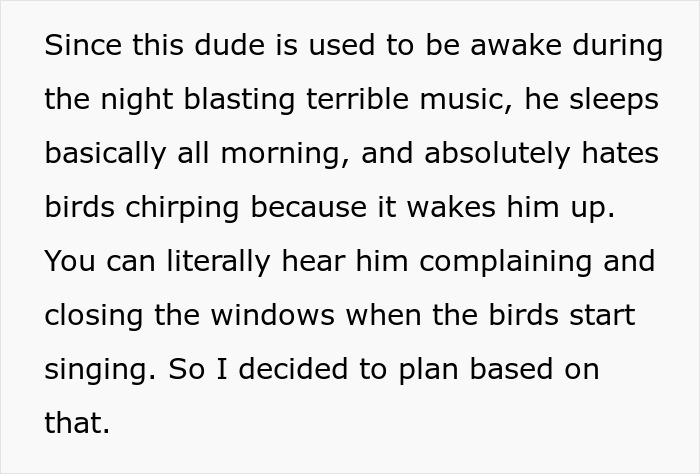 People Fail To Reason With Loud Creepy Neighbor, So Woman Ensures He Suffers Daily People Fail To Reason With Loud Creepy Neighbor, So Woman Ensures He Suffers Daily