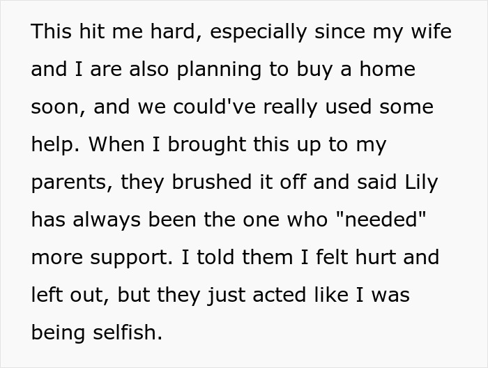 “Family Comes First”: Man Refuses To Help Parents After They Give Their House To Sister “Family Comes First”: Man Refuses To Help Parents After They Give Their House To Sister