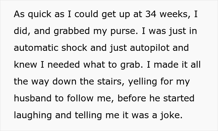 “Harmless Prank” Leaves 34-Weeks-Pregnant Wife Sobbing Uncontrollably, Husband Shifts The Blame “Harmless Prank” Leaves 34-Weeks-Pregnant Wife Sobbing Uncontrollably, Husband Shifts The Blame