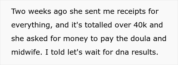 Man Turns His Back On Cheating Ex And Her Baby After DNA Test Results: “She’s On Her Own” Man Turns His Back On Cheating Ex And Her Baby After DNA Test Results: “She’s On Her Own”